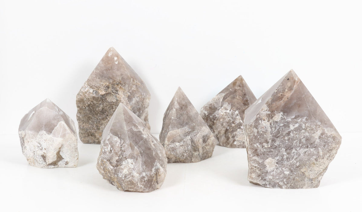 Smoky Quartz Power Point, 3"-4" Inch, 200-400gr Each, 1 Piece