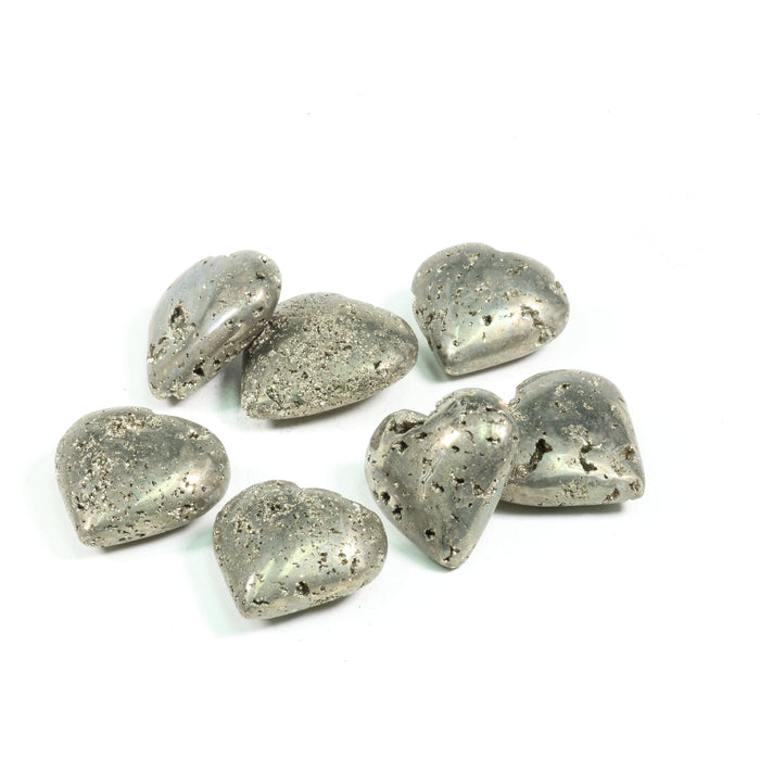 Pyrite Heart Shaped, ~2.5" Inch, 100-200 gr, 1 Piece #026