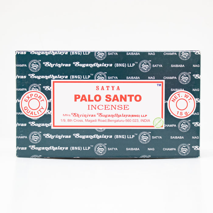 Satya Palo Santo, Incense Sticks, 15 grams in one Pack, 12 Pack Box