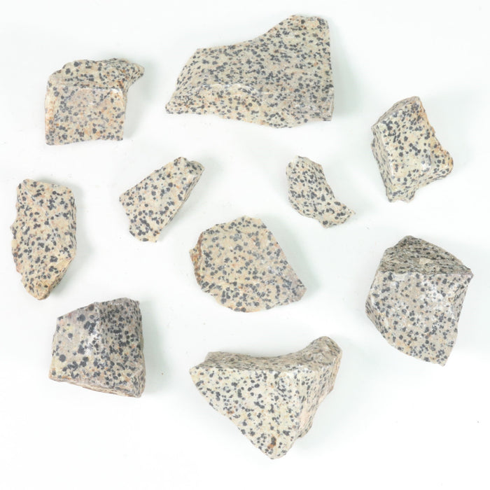 Dalmatian Jasper Rough Stone, 3-6cm, 20 Pieces in a Pack, #063