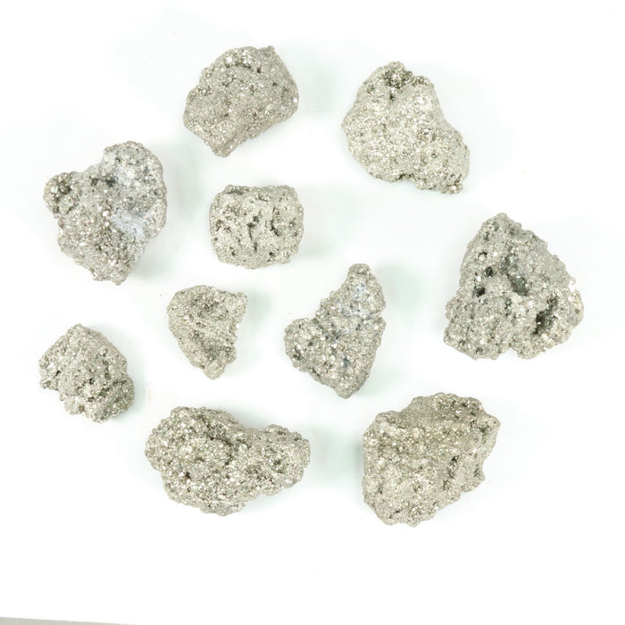 Pyrite Rough Stone, 3-5cm, 20 Pieces in a Pack, #076