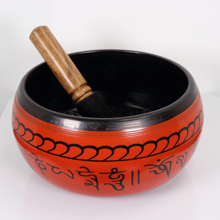 Atma Buti Metal Singing Bowl Orange, 7" Inch, 1170 Grams