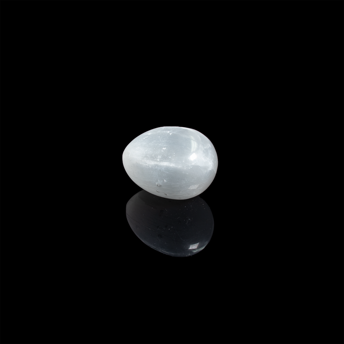 Selenite Plain Egg, 3"-3,5" Inch, #001