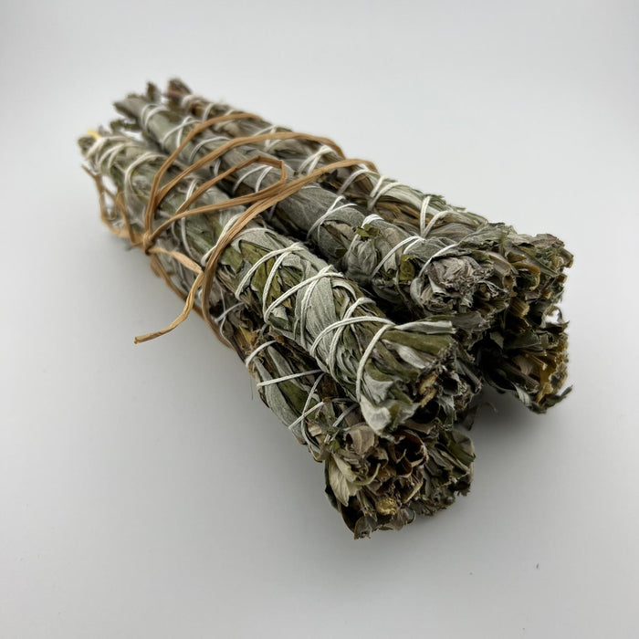 Mugwort Smudge, Chinook Tribe OR, 8-9 Inches, 5 Pieces in a Pack #015