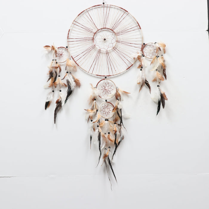 Dream Catcher Web with Feathers, 5 Pieces in a Pack #SM6R