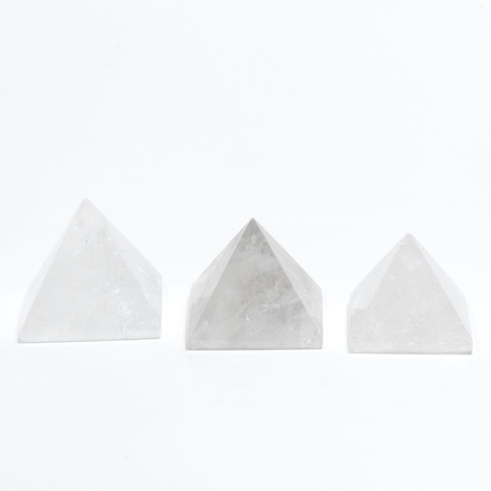 Clear Quartz Pyramid Shaped Stone, 0-250 gr, 1 Piece, #004