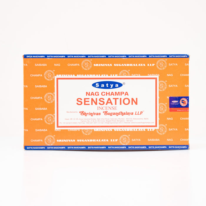 Satya Sensation, Incense Sticks, 15 grams in one Pack, 12 Pack Box