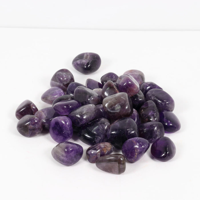 Amethyst Tumbled Stone, 2-3cm, Quality A, 1 Lb