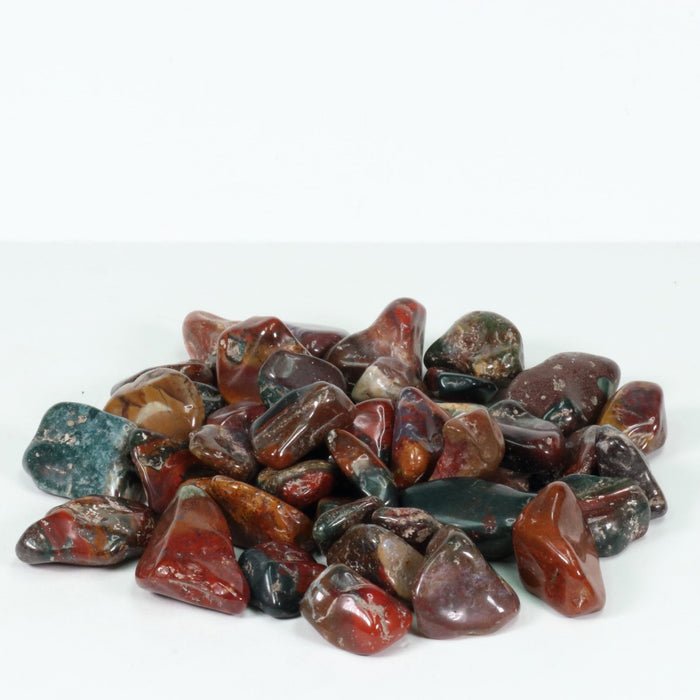 Blood Jasper Tumbled Stone, 2-3cm, 1 Lb