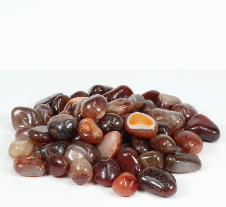 Carnelian Tumbled Stone, 2-3cm, Quality B, 1 Lb
