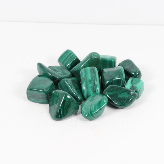 Malachite Tumbled Stone, 3-4cm, 1 Lb