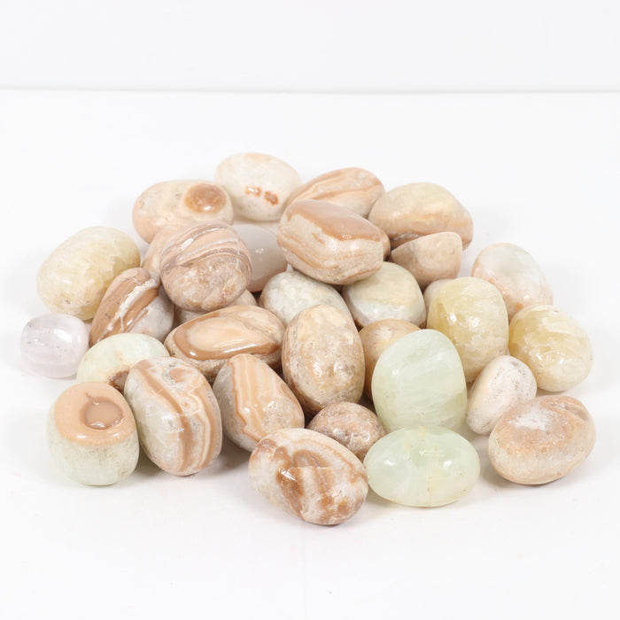 Caribbean Calcite Tumbled Stone, 2-3cm, 1 Lb