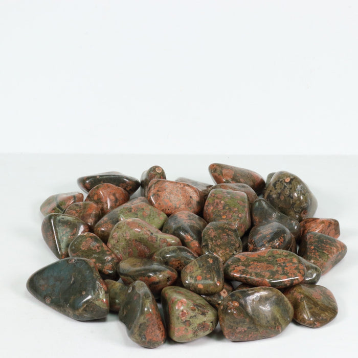 Unakite Tumbled Stone, 2-3cm, 1 Lb