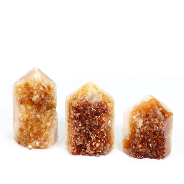 Citrine Cluster Tower, Cut Base, 0-250 Gr, 1 Piece, #006