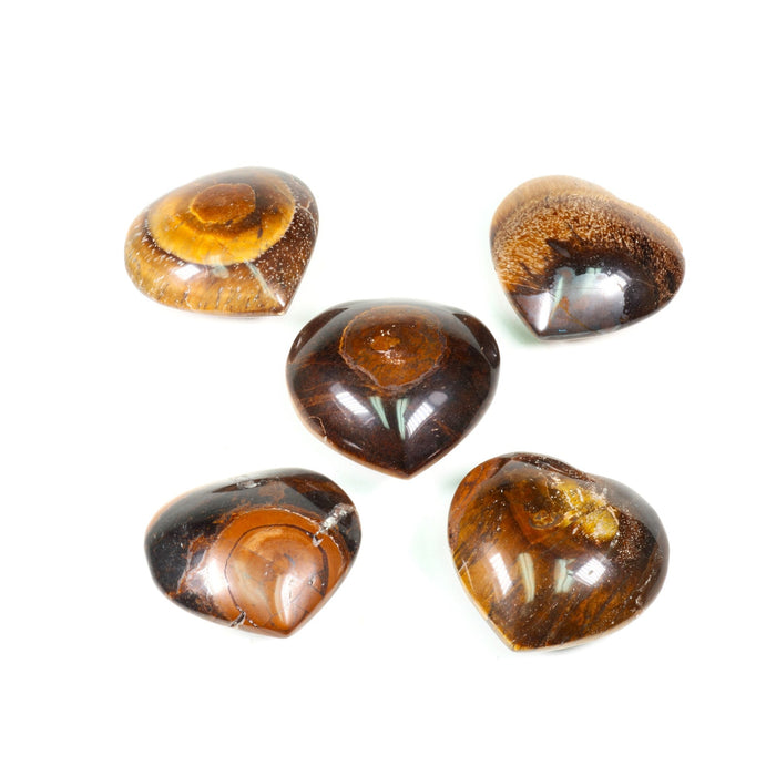 Tiger Eye Heart Shaped, ~3" Inch, 100-200 gr, 1 Piece #013