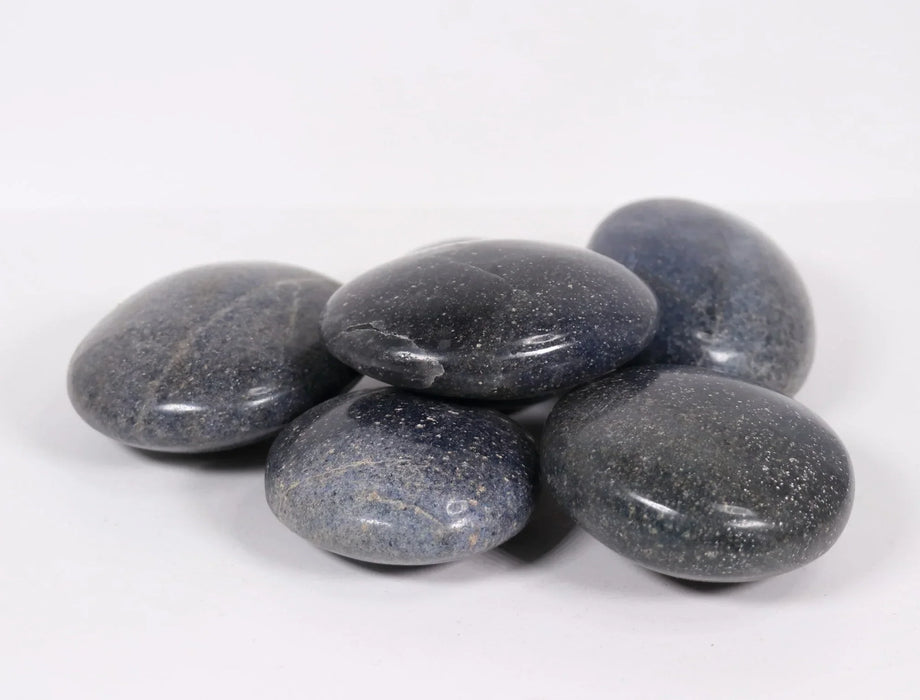 Lazulite Palm Stone, ~3.5" Inch, 200-300 gr, 1 Piece #029