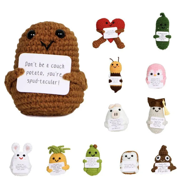 Motivational Crochet Dolls, Dozen Per Pack, Assorted Mix