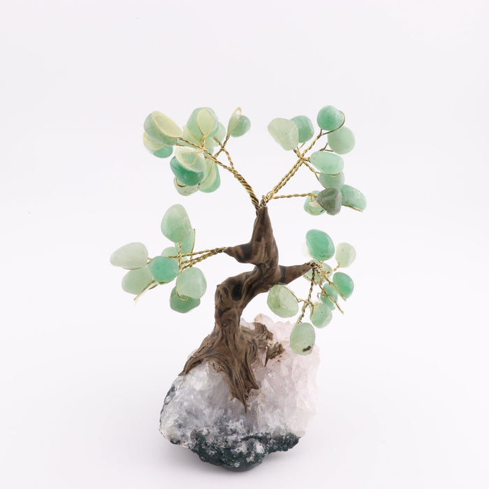 Green Aventurine Large Bonsai Tree, 5" Inch, 10 Pieces in a Pack