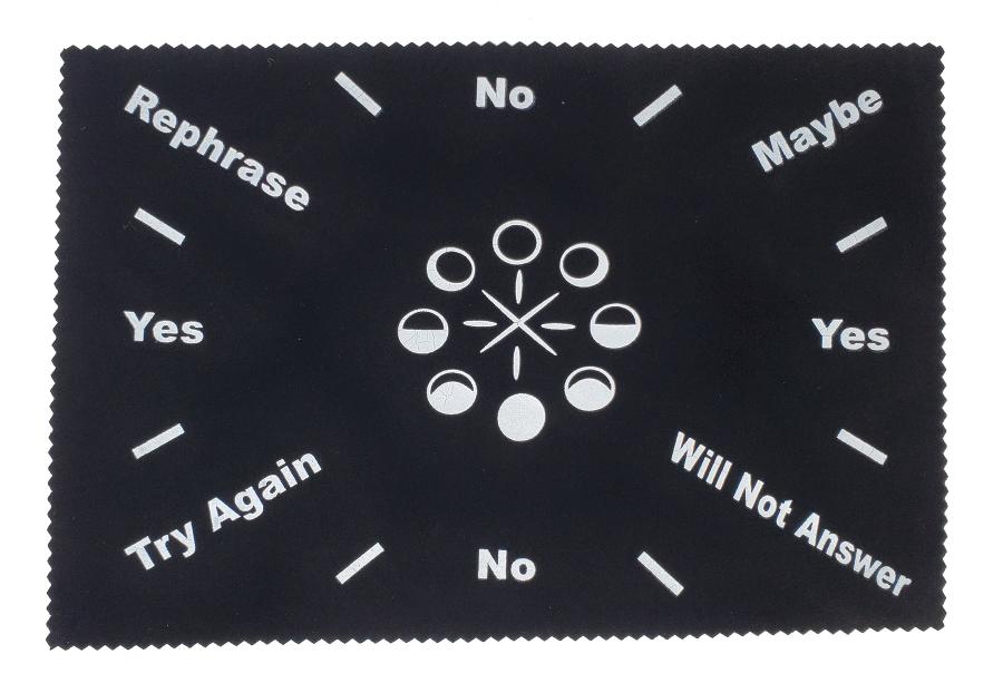 Pendulum Mat, Moon Phase Signs, 12"