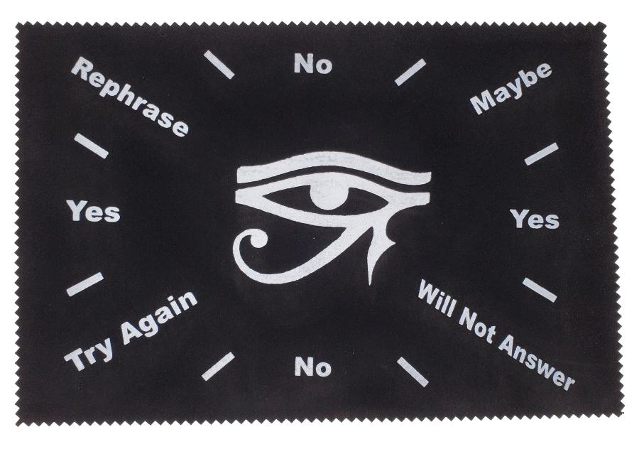Pendulum Mat, Egyptian Eye Sign, 12"