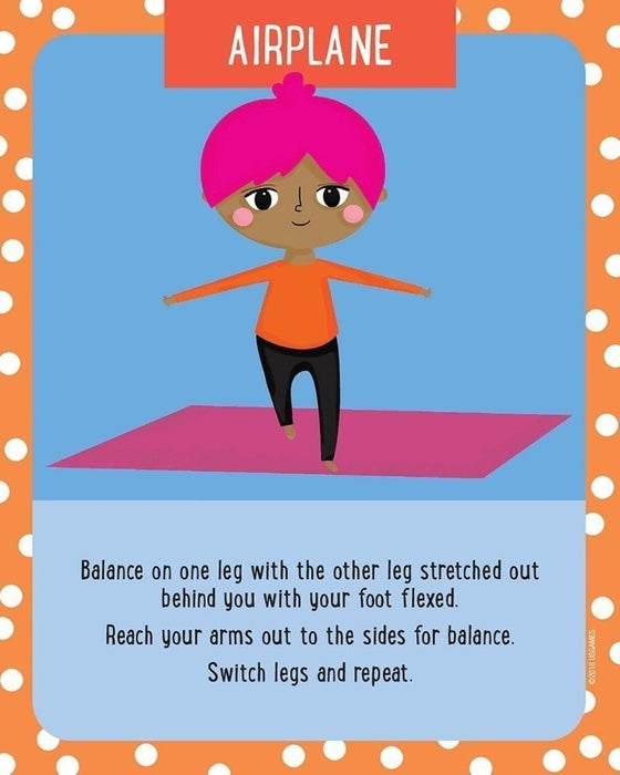 Kids Yoga Adventure Cards, Deck