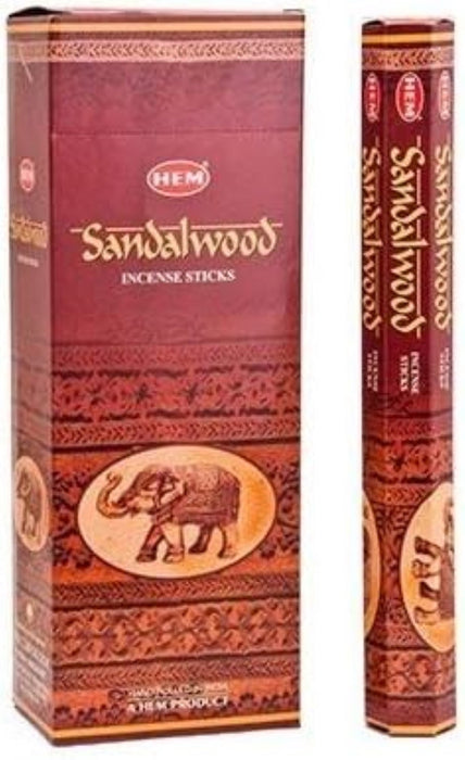 Hem Sandalwood, Incense Sticks, Jumbo, 16", 6 Pack Box