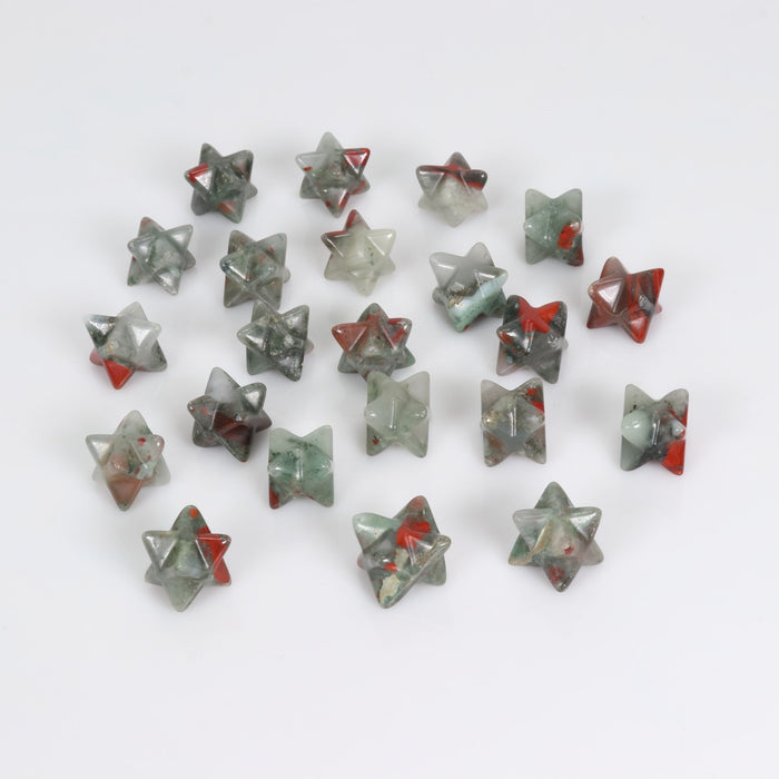 Dragon Blood Merkaba Stars, 20mm, 10 Pieces in a Pack, #007