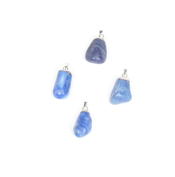 Blue Aventurine Mixed Shaped Pendants, 10 Pieces in a Pack, #071