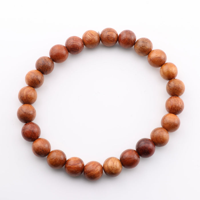 Natural Wood Bracelet, No Metal, 8mm, 5 Pieces in a Pack, #229
