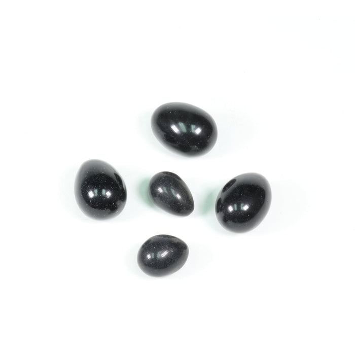 Black Tourmaline Egg Shaped, ~1.5 Inch, ~30 gr, 1 Piece, #012