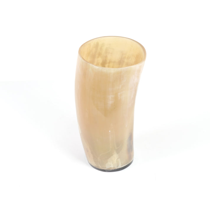 Viking Buffalo Horn Cup, Bone, 6" inch, #003