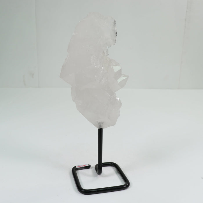 Natural Clear Quartz  Polished on Metal Stand, 750-1000 Gr, #015