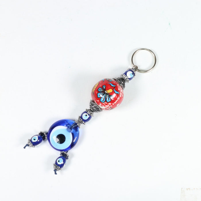Evil Eye Assorted Figures Key Chain, 10 Pieces in a Pack, #006