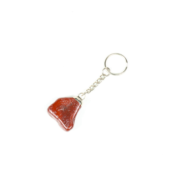 Red Tiger Eye Mixed Shape Key Chain, 10 Pieces in a Pack, #071