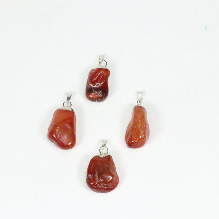Carnelian Mixed Shape Pendants, 5 Pieces in a Pack, #094