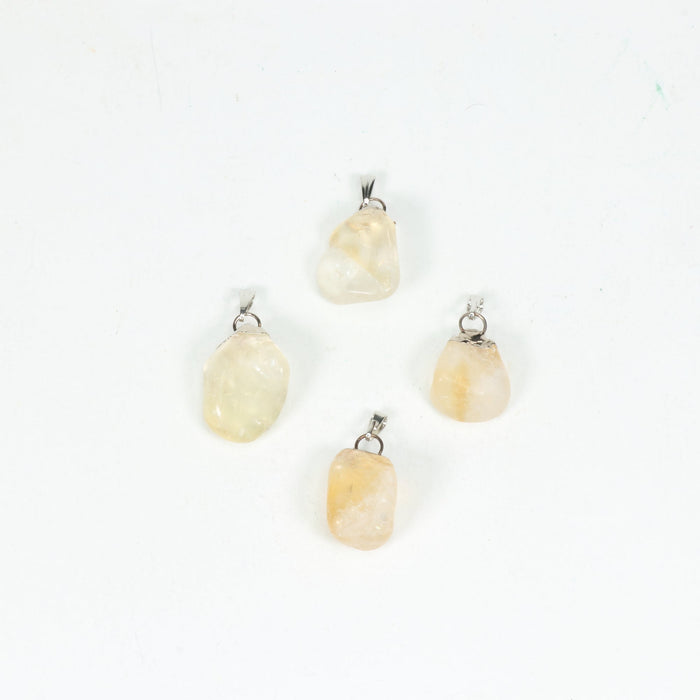 Citrine Mixed Shape Pendants, 5 Pieces in a Pack, #095