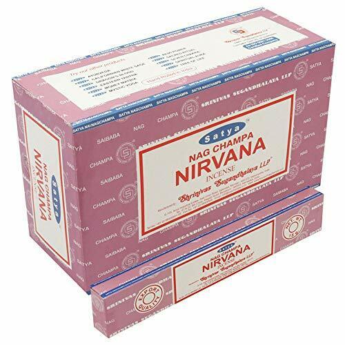 Satya Nag Champa Nirvana, Incense Sticks, 15 grams in one Pack, 12 Pack Box