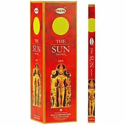 Hem The Sun, Incense Sticks, 18 grams in one Pack, 25 Pack Box