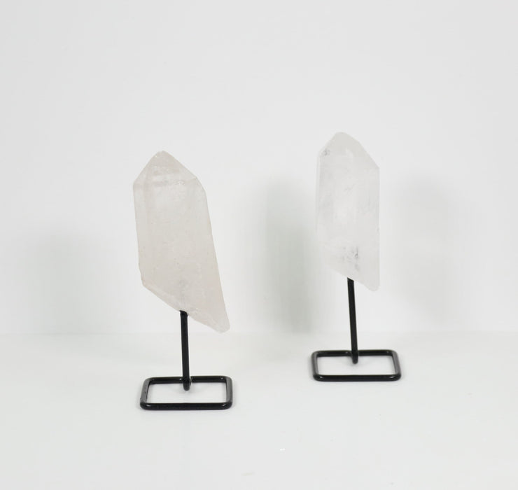 Clear Quartz Polished Mini Pin, 3"-5" Inch, 0-200gr, 10 Pieces in a Pack