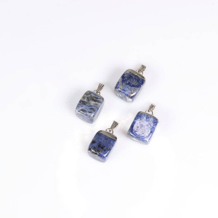 Lapis Lazuli Shaped Pendants, 5 Pieces in a Pack, #001