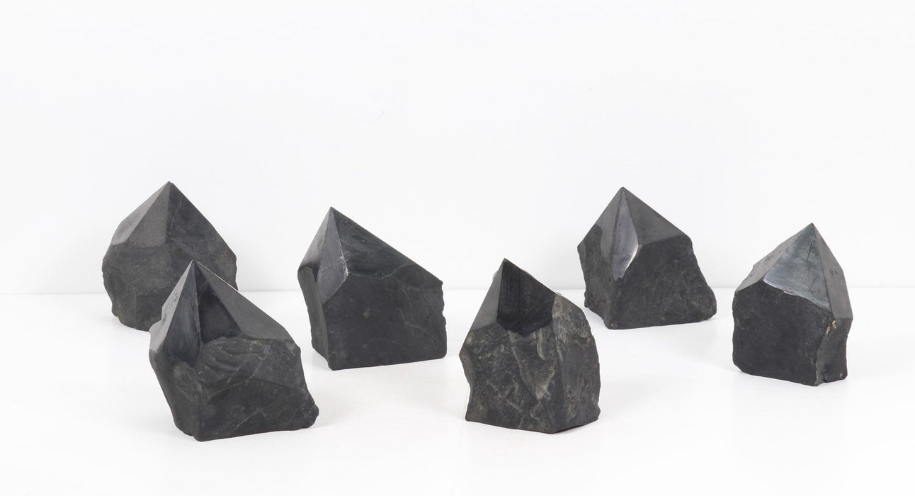 Shungite Power Point, 2"-3" Inch, 80-120gr Each, 10 Pieces in a Pack