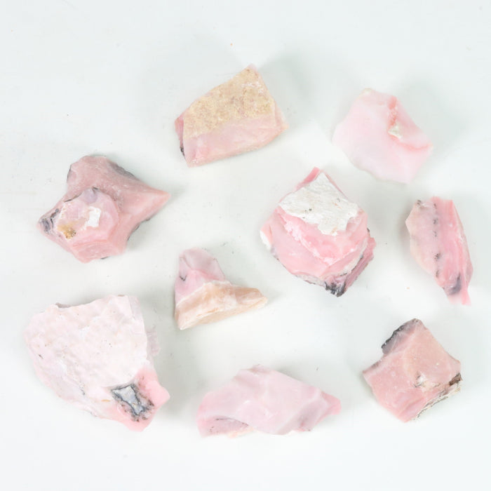 Pink Opal Rough Stone, 3-6cm, 20 Pieces in a Pack, #091