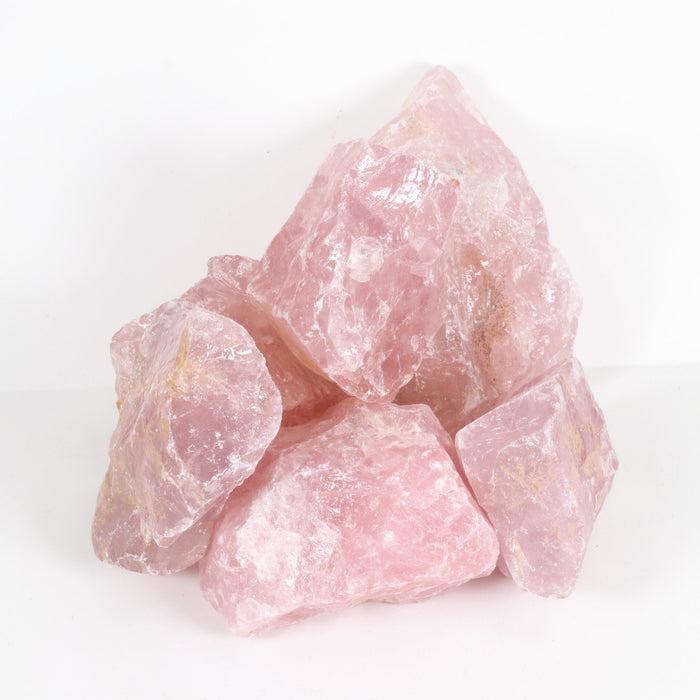 Rose Quartz Rough Stone, 250-500gr,  5 Kg Pack, #049