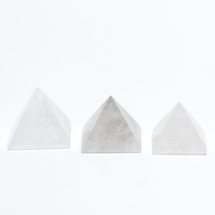 Clear Quartz Pyramid Shaped Stone, 0-250 gr, 1 Piece, #004