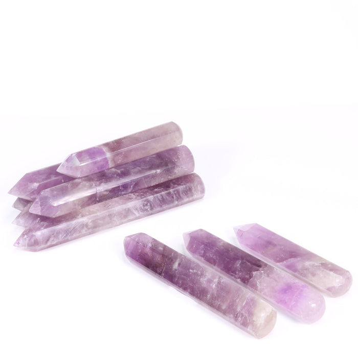 Double Term Amethyst Points, 4"-7" inch, 0-250 gr, 1 Piece #001