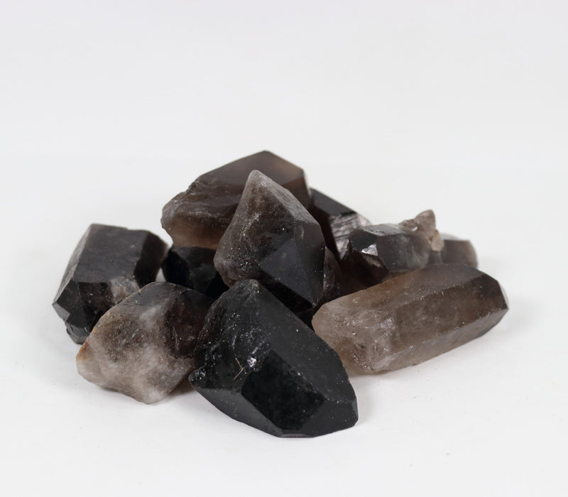 Tumbled Smoky Quartz Points, 4-6 cm (Large), Standard Quality, 1 lb in a Pack.