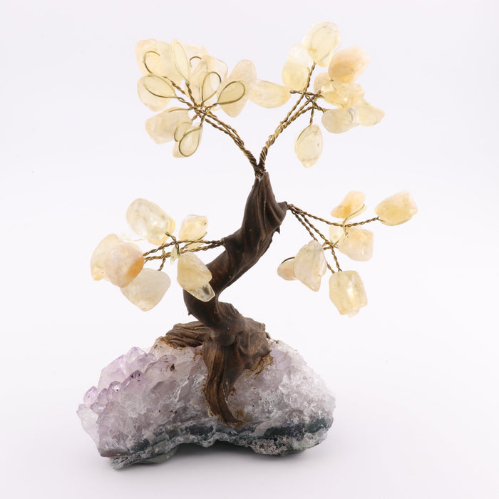 Citrine Large Bonsai Tree,  5" Inch, 10 Pieces in a Pack