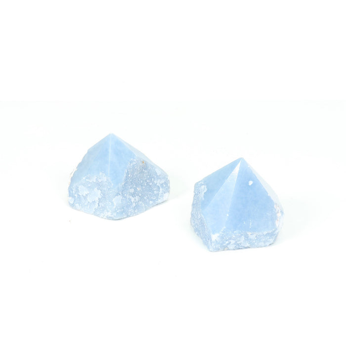 Angelite Power Point, 2"-3" Inch, 80-120gr Each, 10 Pieces in a Pack